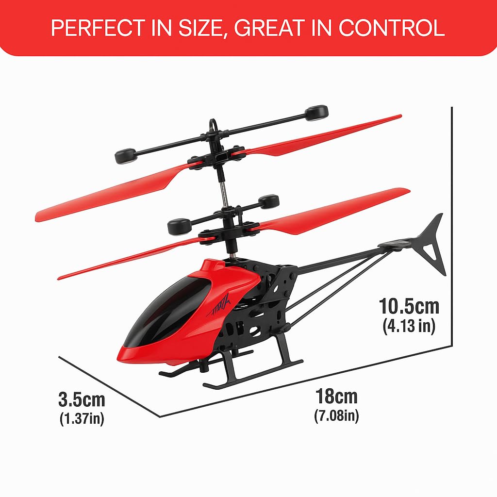 2 in1 Remote Helicopter Assorted Color (Pack of 1)