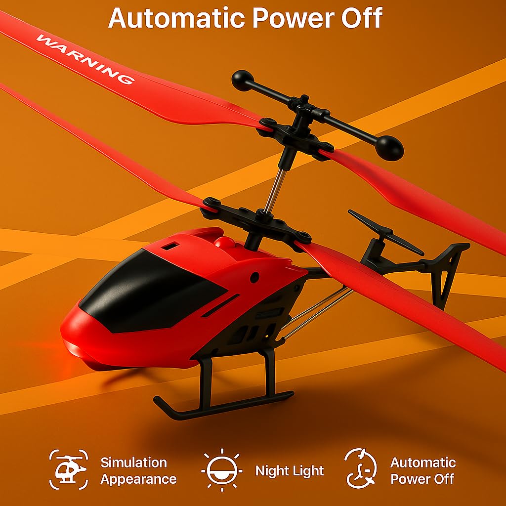 2 in1 Remote Helicopter Assorted Color (Pack of 1)
