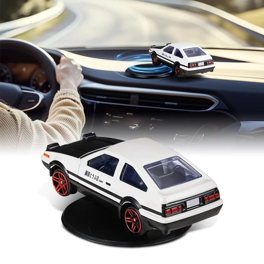 Mini Alloy AE86 Drifting Car Model With Self Adhesive Base (1:18 Scale)