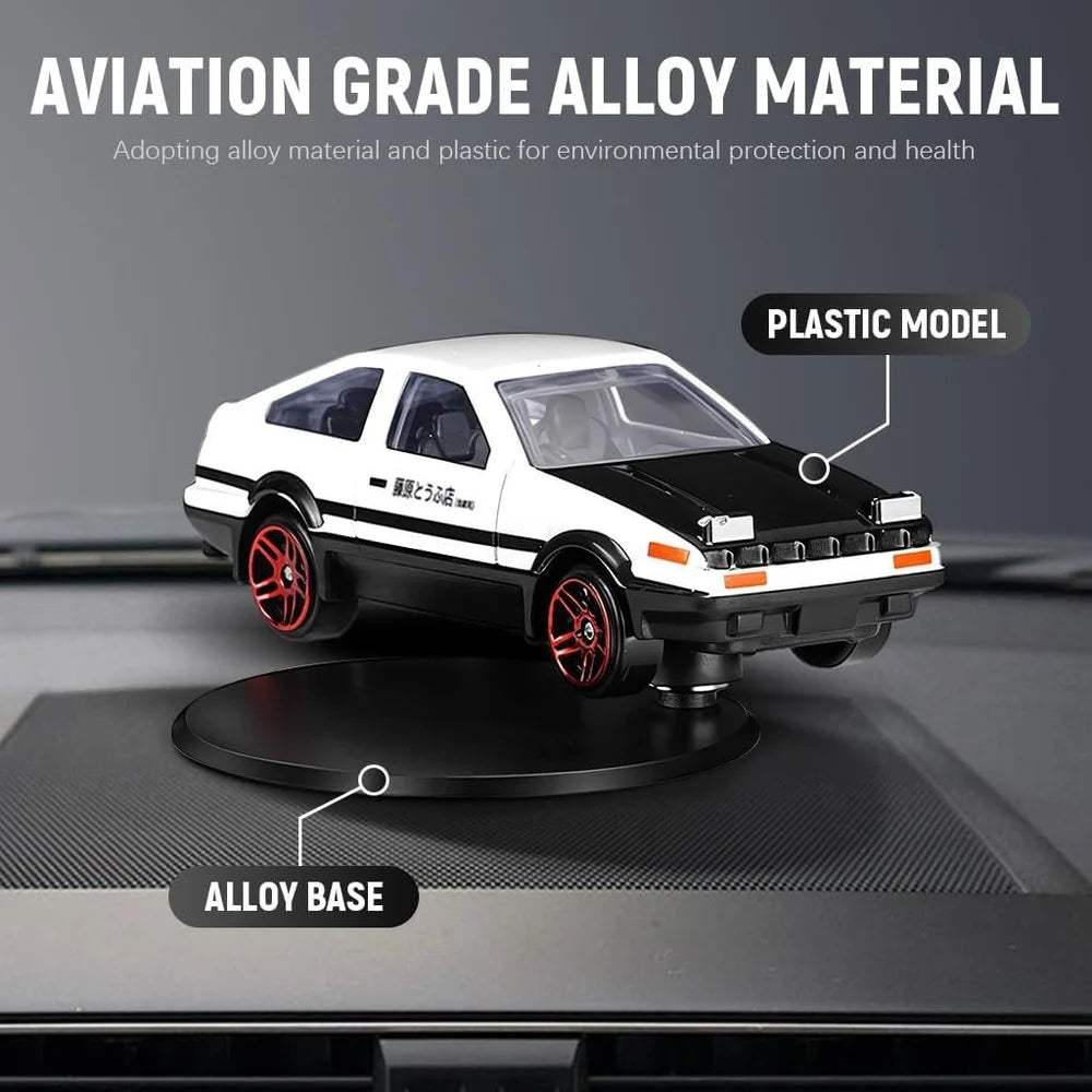 Mini Alloy AE86 Drifting Car Model With Self Adhesive Base (1:18 Scale)